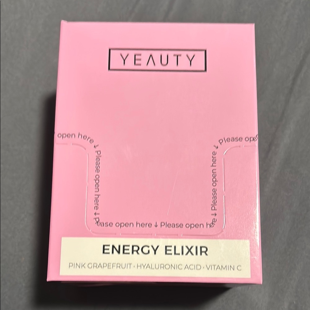 YEAUTY Energy Elixir Pink Box
